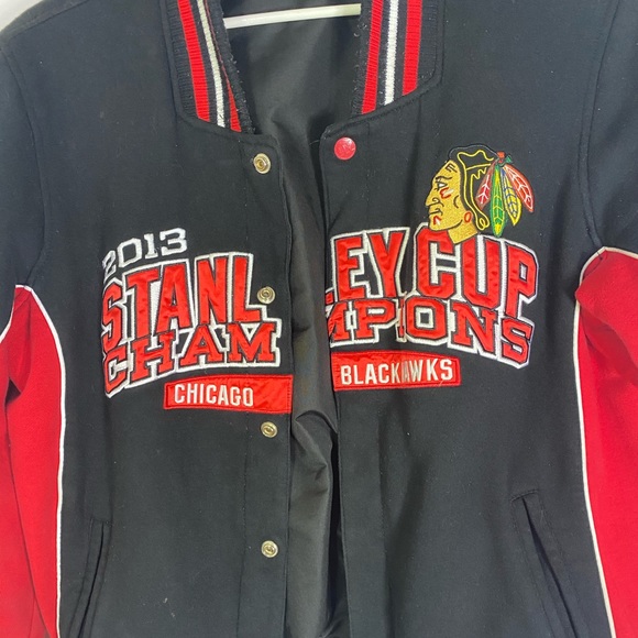 Chicago Blackhawks Varsity Jacket Stanley Cup 2013 - Picture 3 of 3